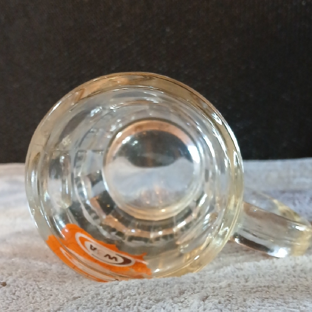 Vintage A & W Root Beer Clear Glass Mugs - Set of 2 - Picture 5 of 8